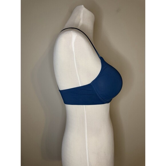 Victoria’s Secret Perfect Shape Front Clasp Bra 36C Blue - Picture 3 of 6